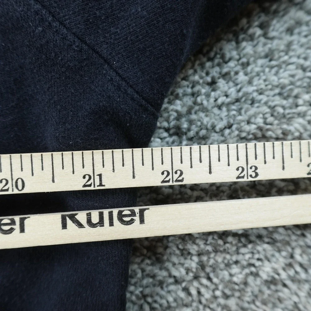 True‎ Religion Hoodie Mens XL Blue Logo Graphic Pullover Sweatshirt Sweater Top